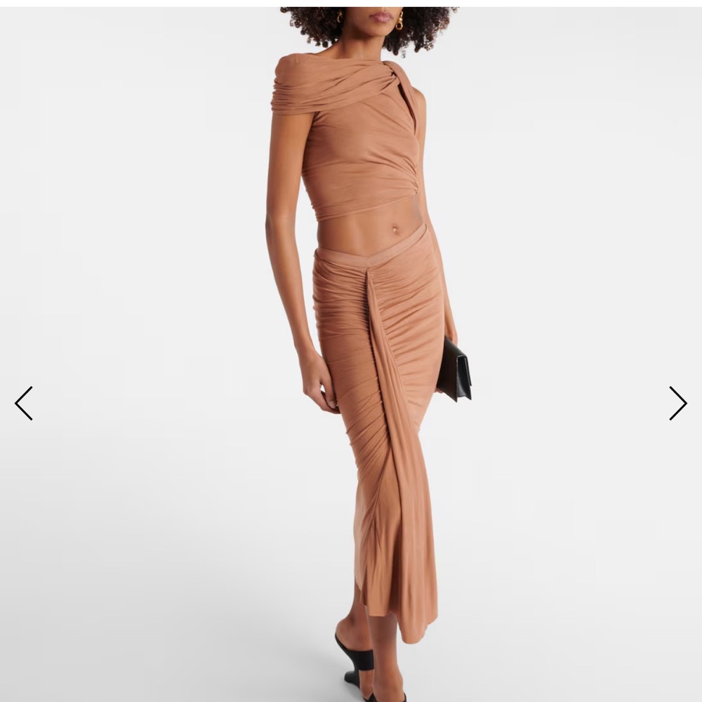 Rick Owens. Lilies Sienna Jersey Crop Top. NWT. US Sz 4. IT 42.